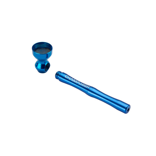 Pipa in alluminio Mini Blue 8.5cm - Champ High