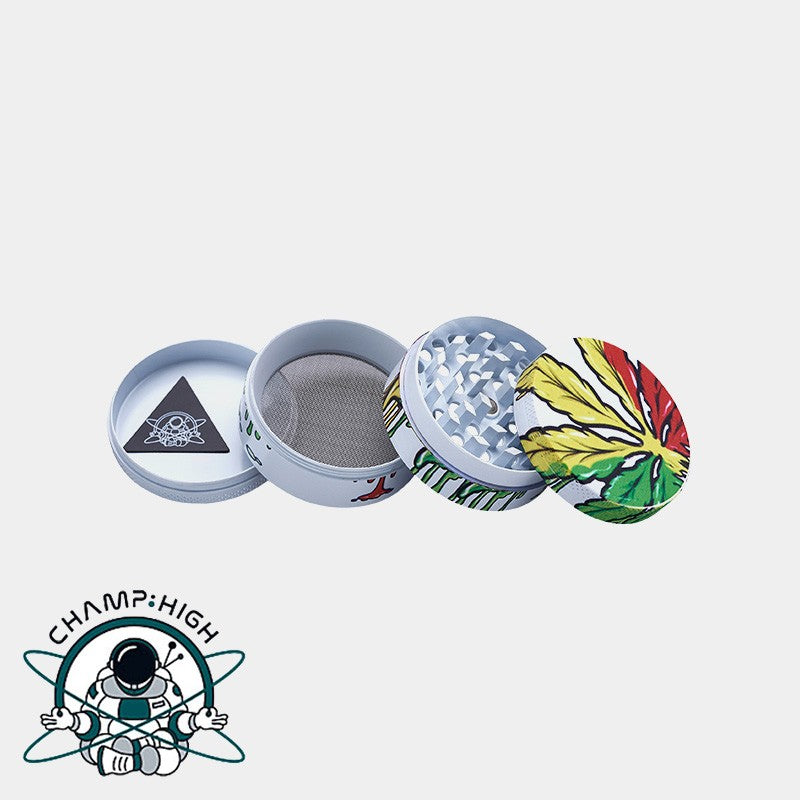 Grinder in metallo White Leaf 40mm - Champ High