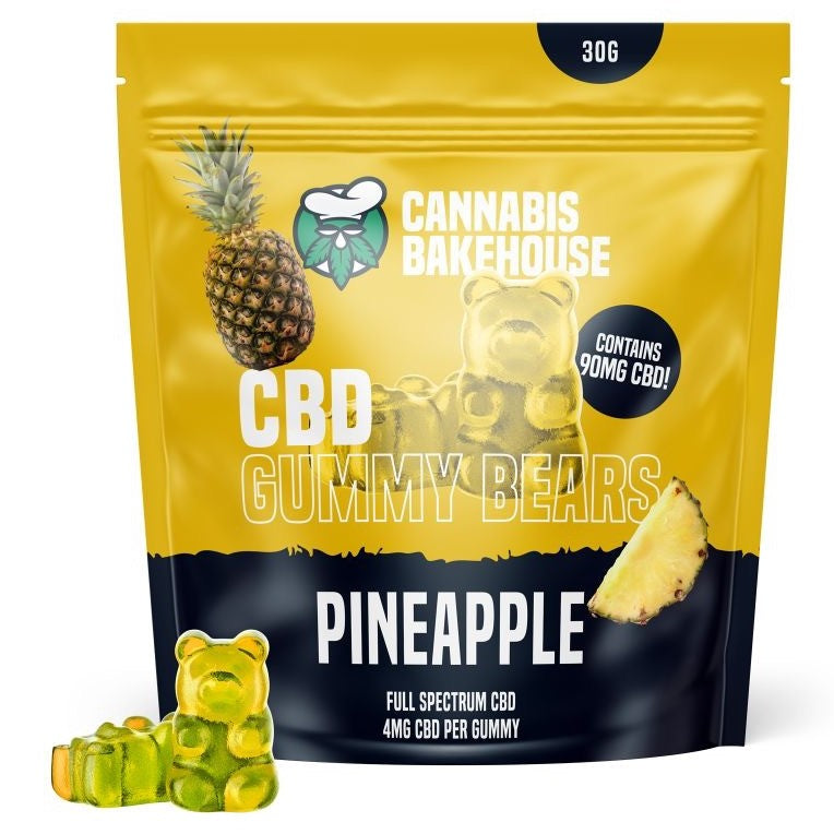 Caramelle CBD all'Ananas 30g - Cannabis Bakehouse