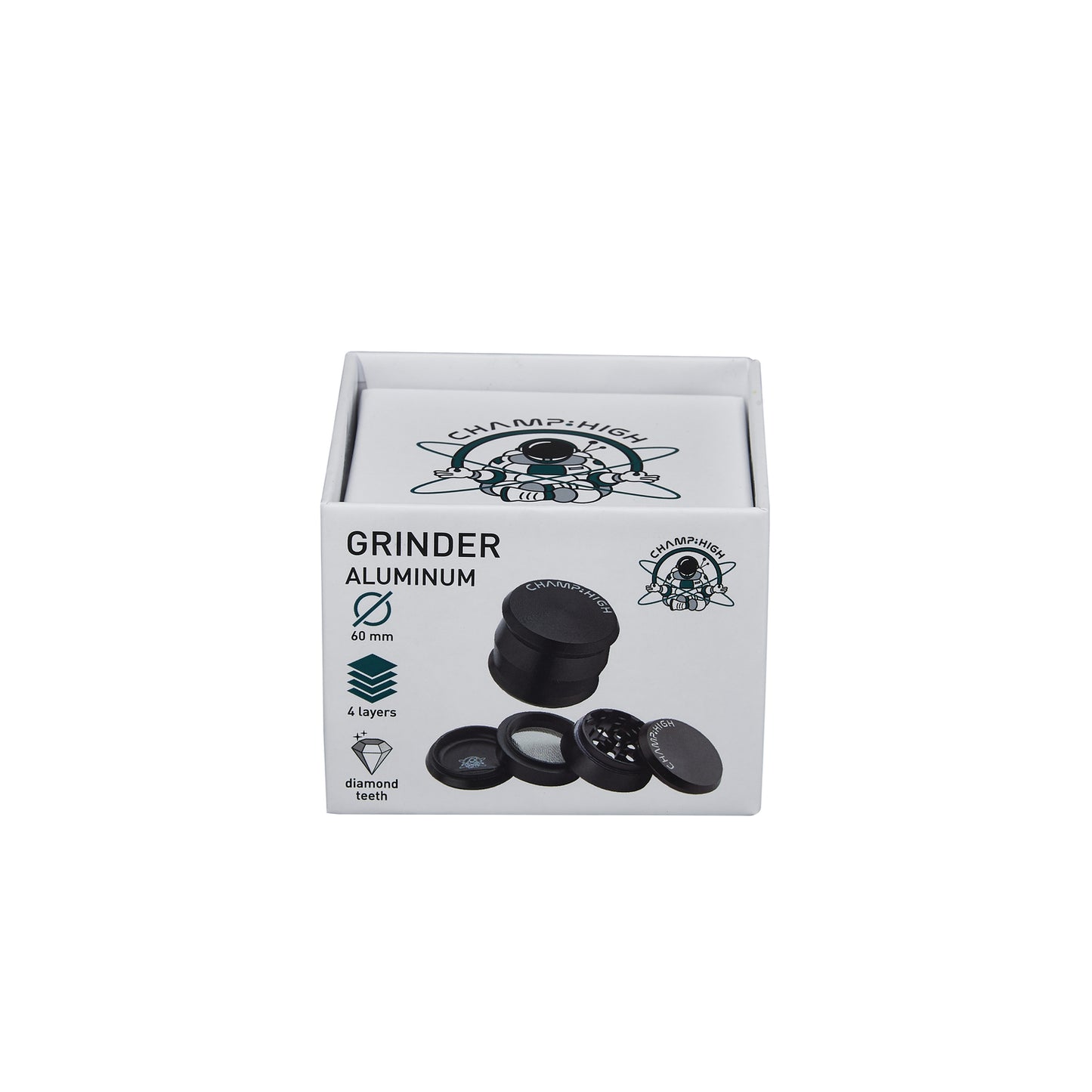 Grinder in Alluminio 60mm - Champ High