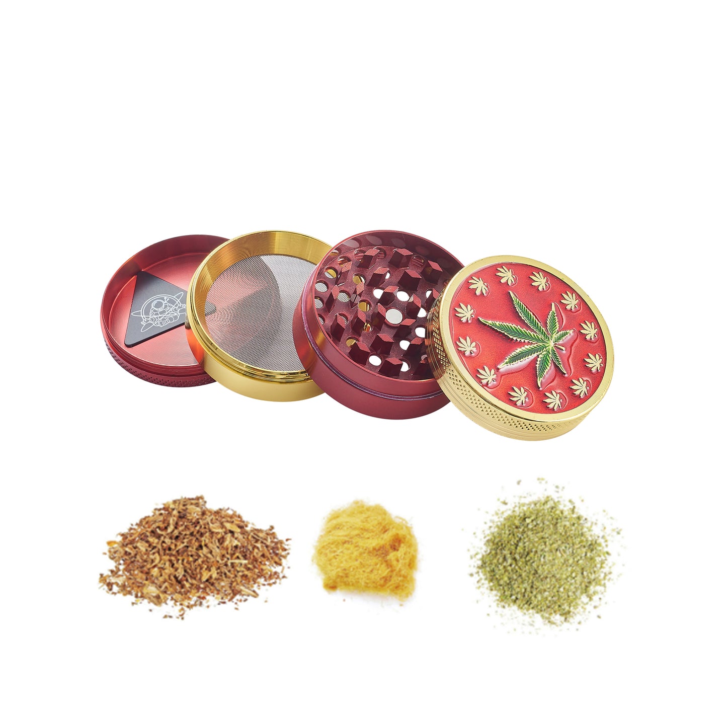 Grinder Leaf 5# 52mm 4 Livelli - Champ High