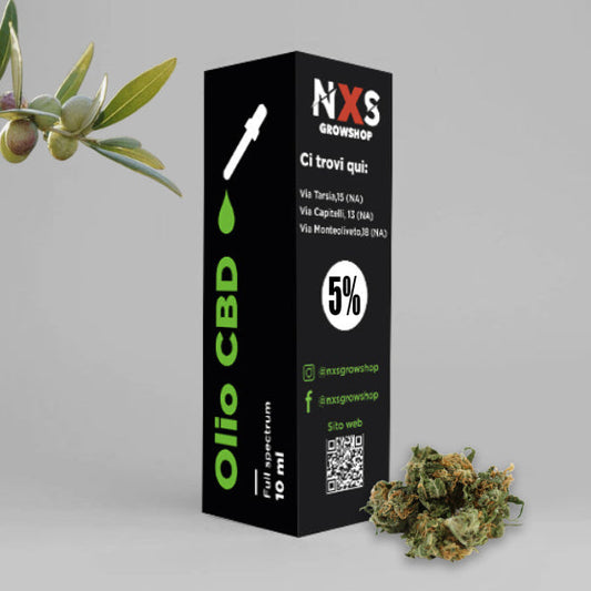 Olio CBD Full Spectrum 5% per animali - NxS