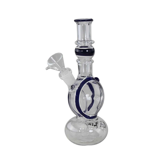 Bong in Vetro Sculpy 20cm - Black Leaf