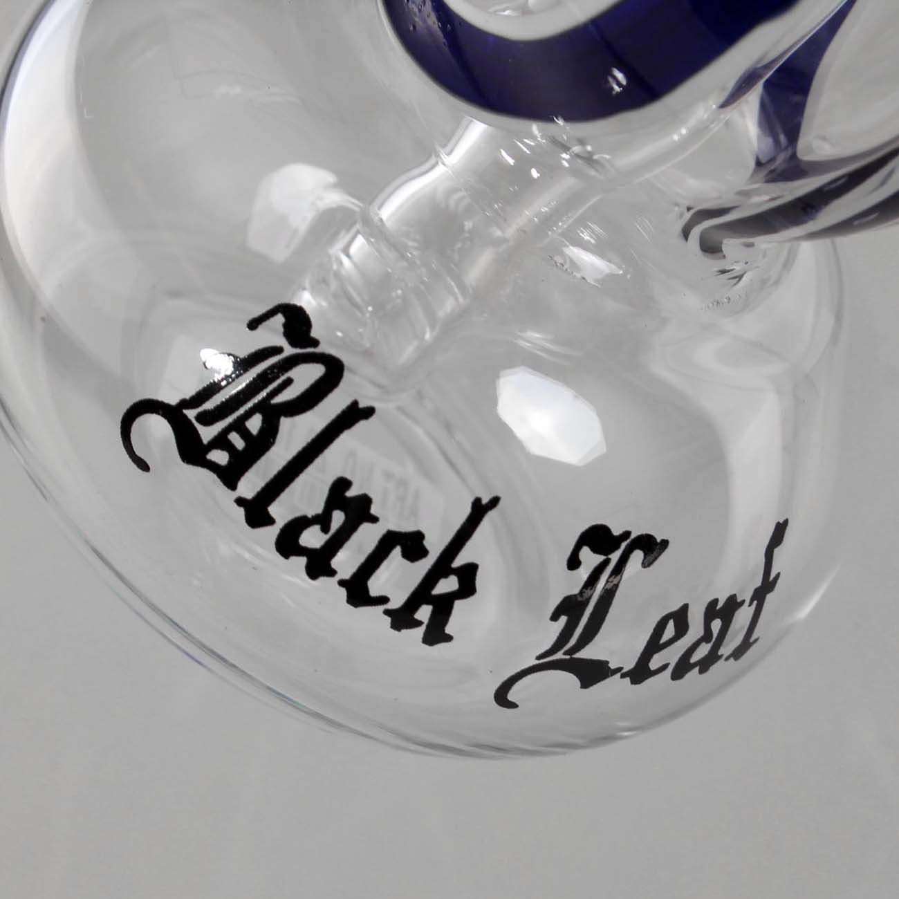 Bong in Vetro Sculpy 20cm - Black Leaf