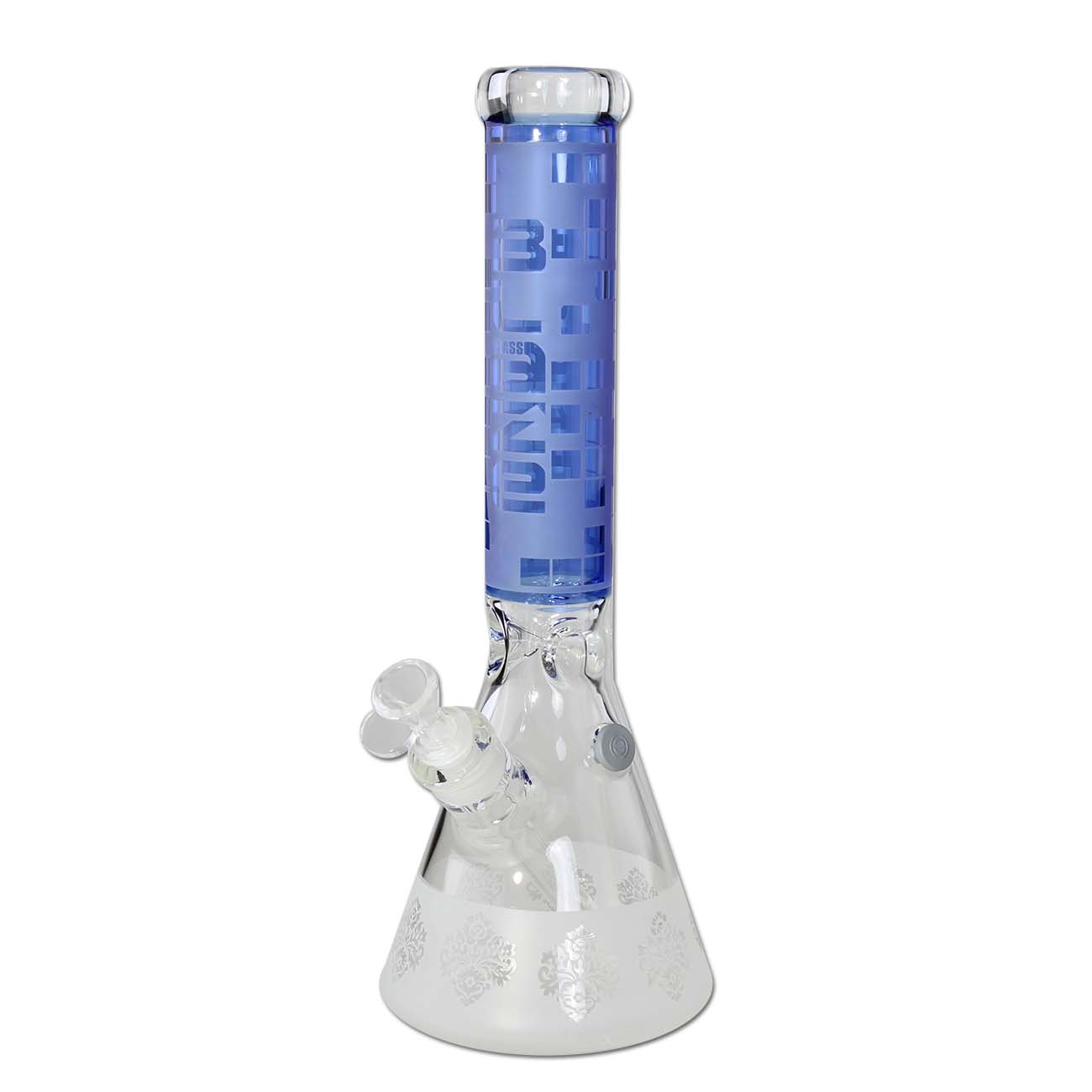 Ice Bong in Vetro Blu - Blaze