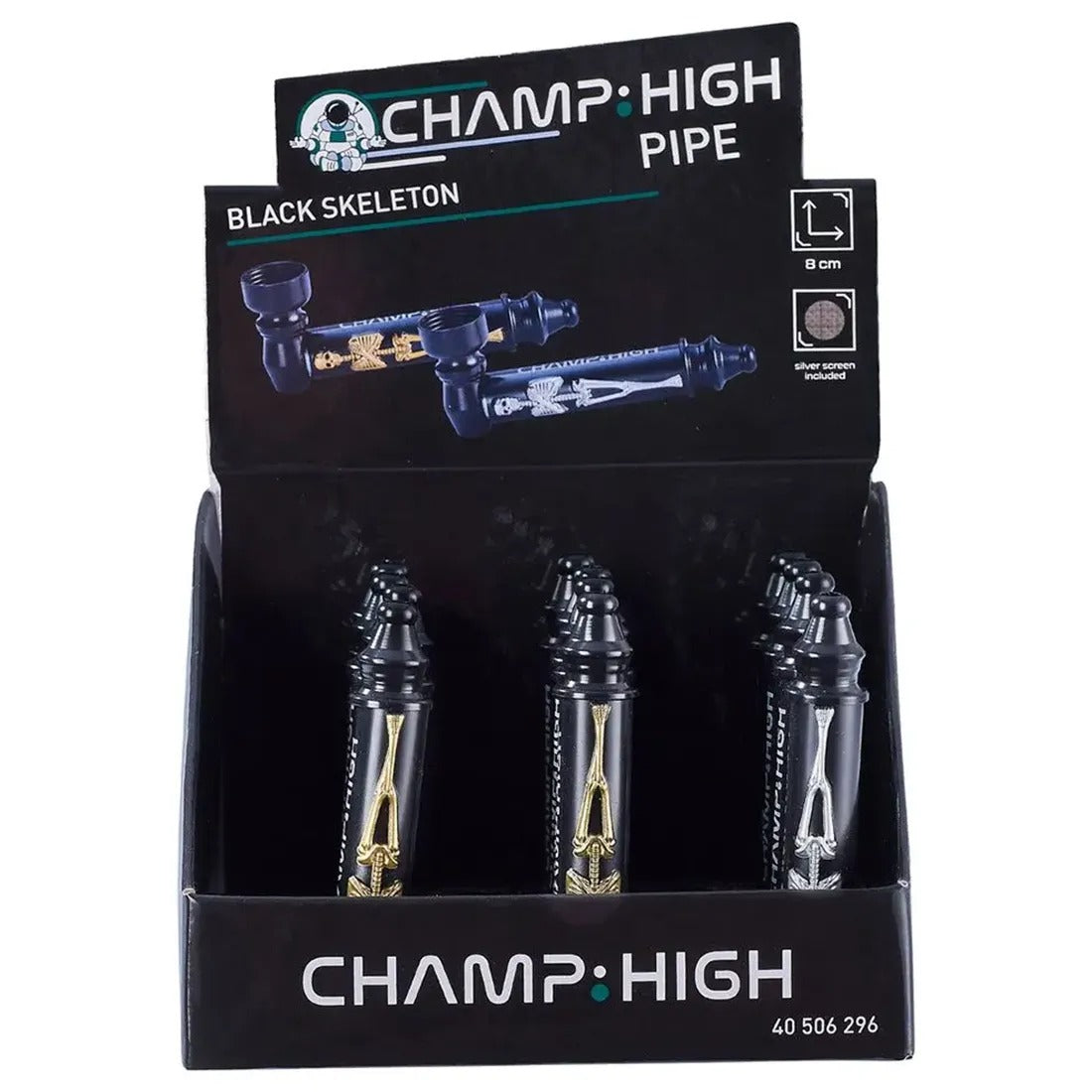 Pipa Black Skeleton - Champ High