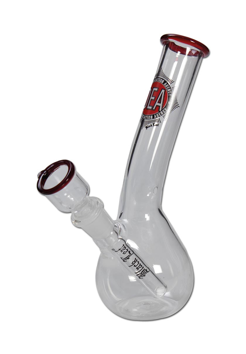 Bong in Vetro DEA 18cm - Black Leaf