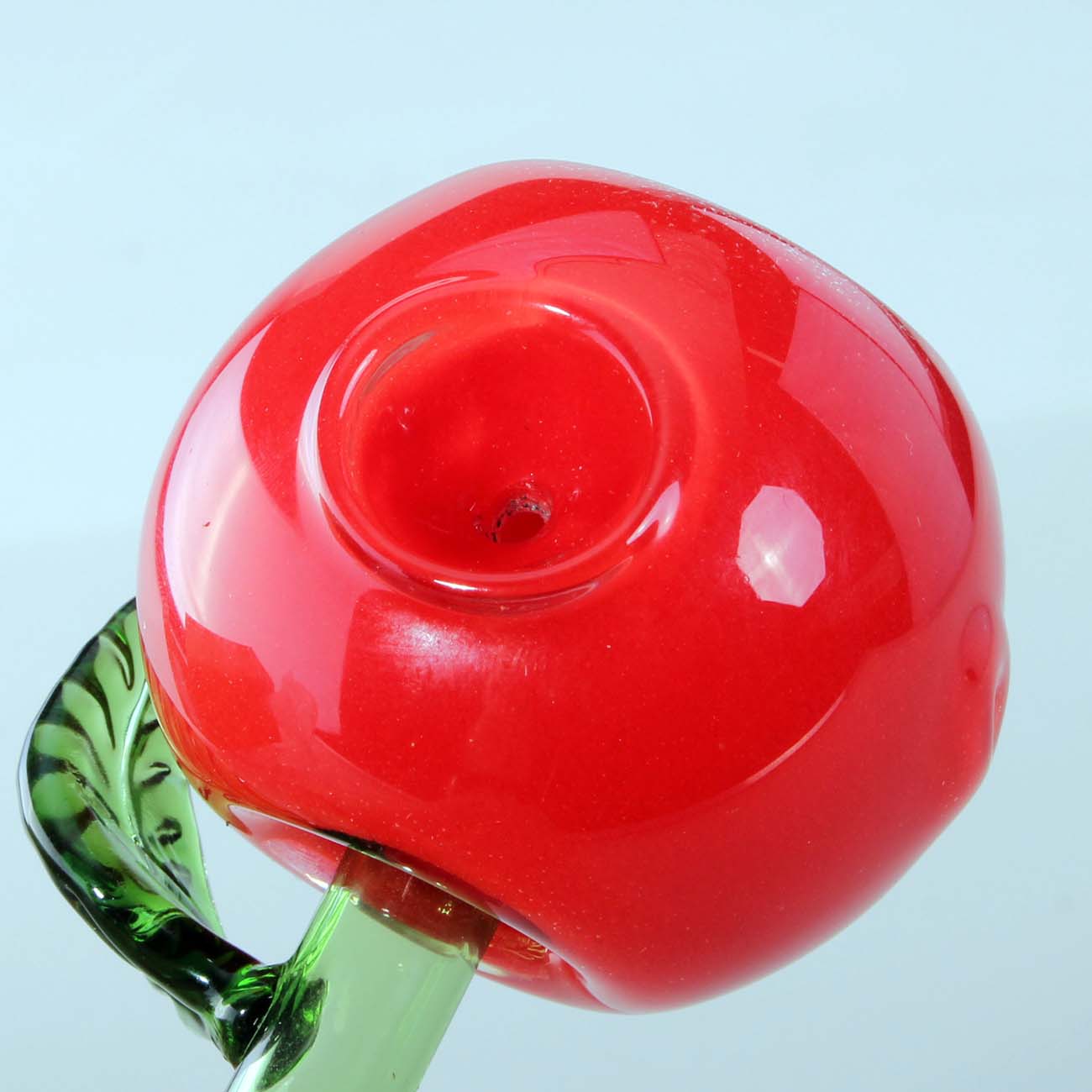 Pipa in Vetro Mela 12cm - Black Leaf