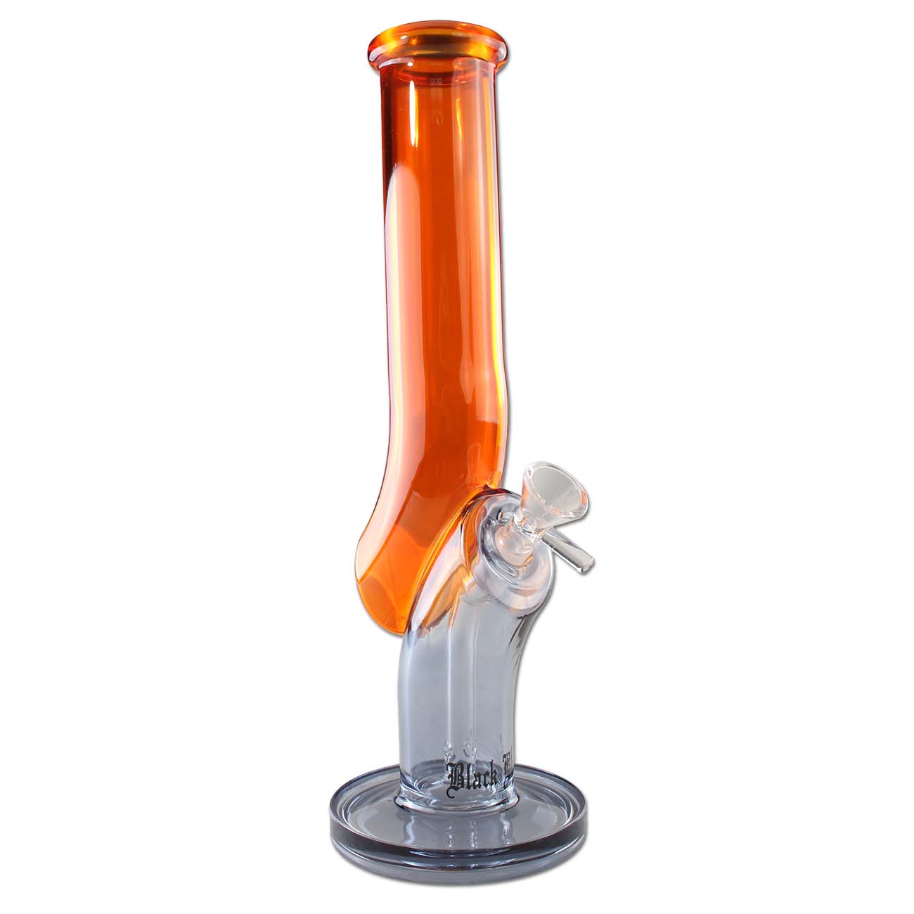 Bong in Vetro JL Orange 30cm - Black Leaf