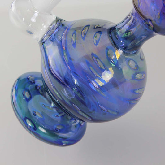 Mini Bong Pyschedelic Blu 20cm - Black Leaf