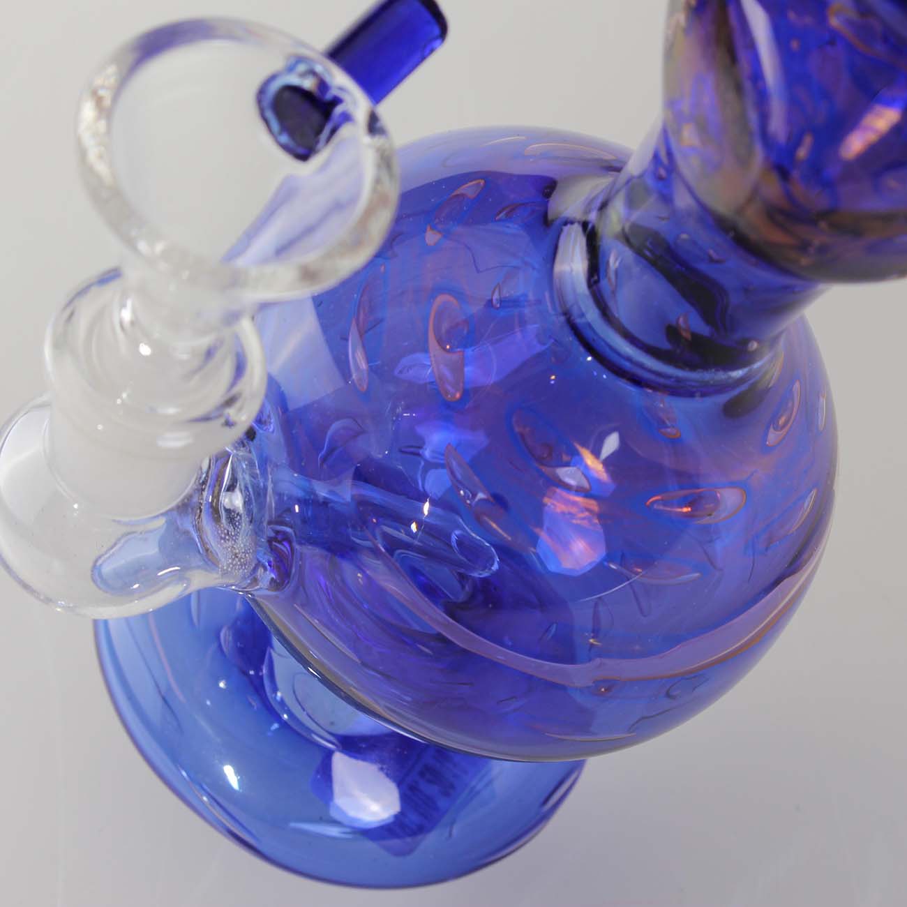 Mini Bong Pyschedelic Blu 20cm - Black Leaf