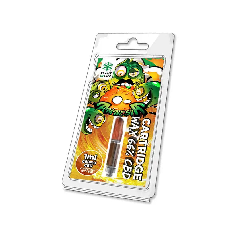 Vape Cartridge Amnesia 1ml 66% CBD - Plant of Life NxS Growshop Vape Cartridge Amnesia 1ml 66% CBD - Plant of Life NxS Growshop