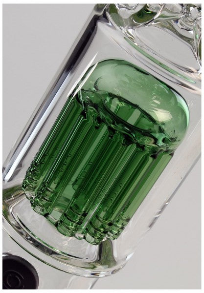 Ice Bong con percolator - Black Leaf