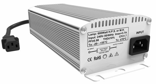 Alimentatore Elettronico HORTI DIM LIGHT Quadripotenza 250/400/600/660W