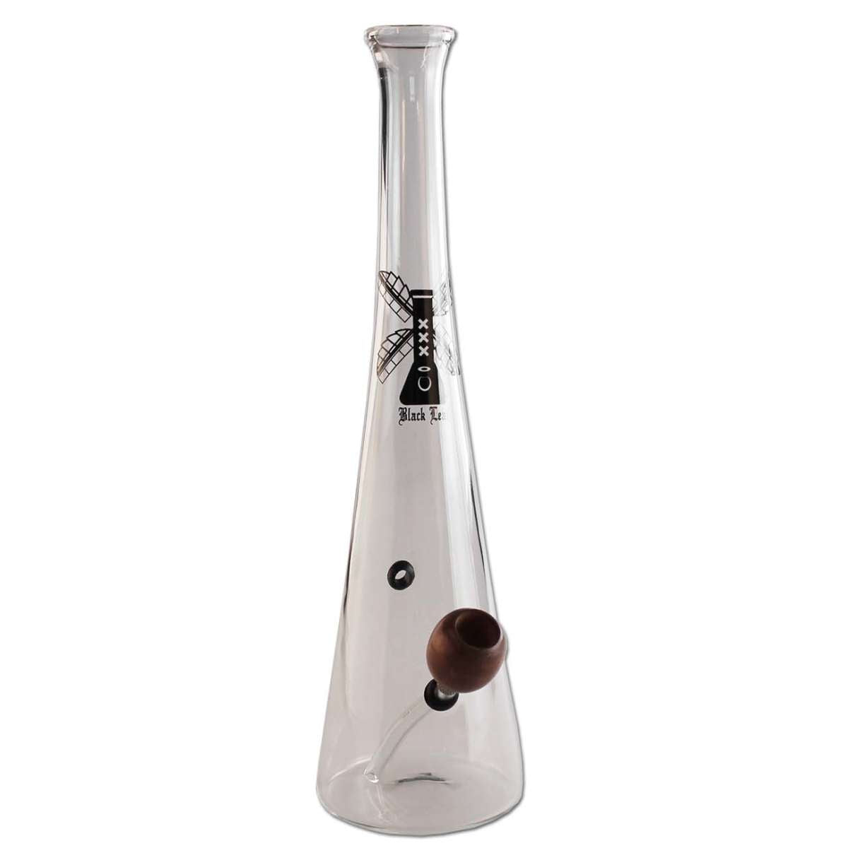 Bong in vetro Mulino Amsterdan 39,5cm - Black Leaf