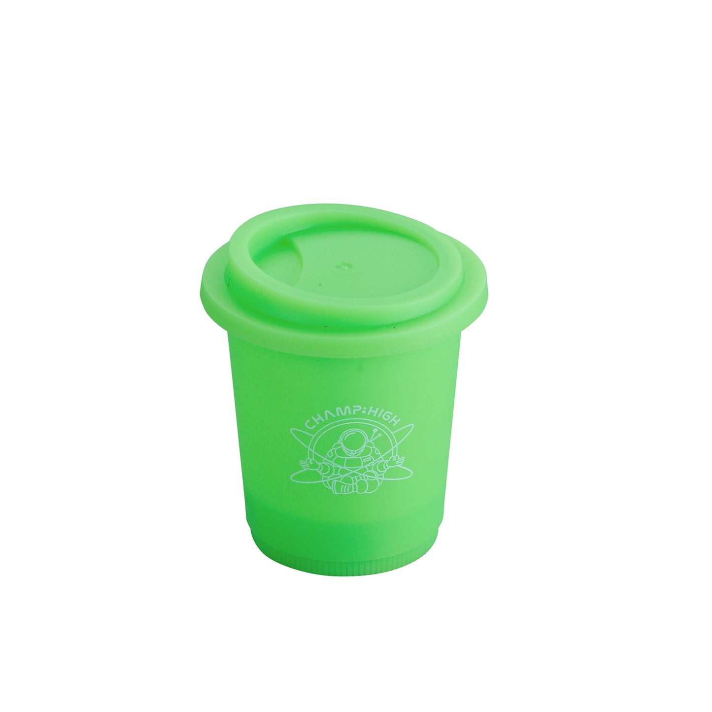 Grinder con Barattolo in silicone Green 30mm - Champ High