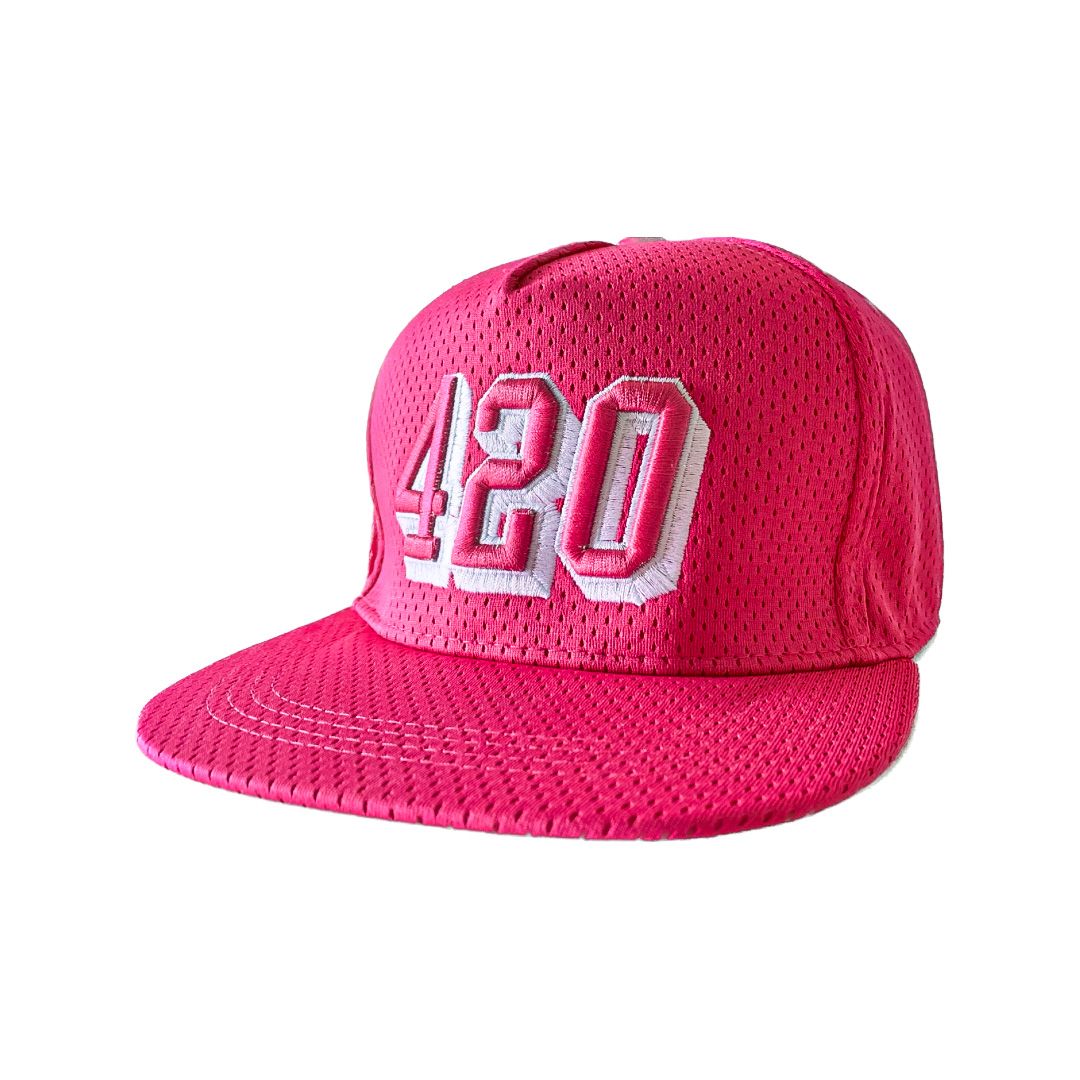 Snapback 420 Ricamato Pink