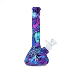 Bong in silicone Psychedelic 19x3x8cm - Euphoria