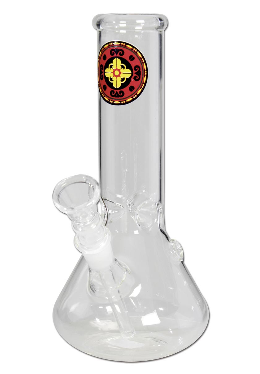 Ice Bong Mandala 21cm - Black Leaf