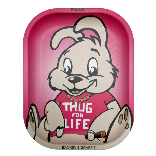 Vassoio 18x14cm - Banksy Thug Rabbit