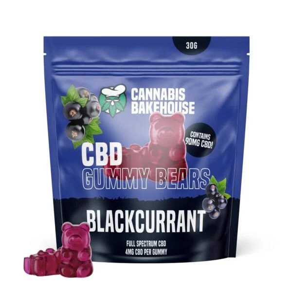 Caramelle CBD al Ribes Nero 30g - Cannabis Bakehouse