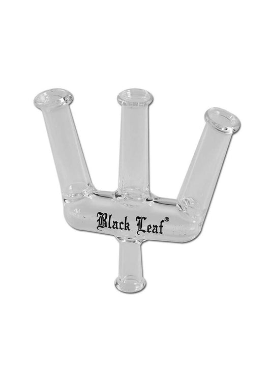 Joint Holder in vetro Trident per filtri a carboni attivi  - Black Leaf