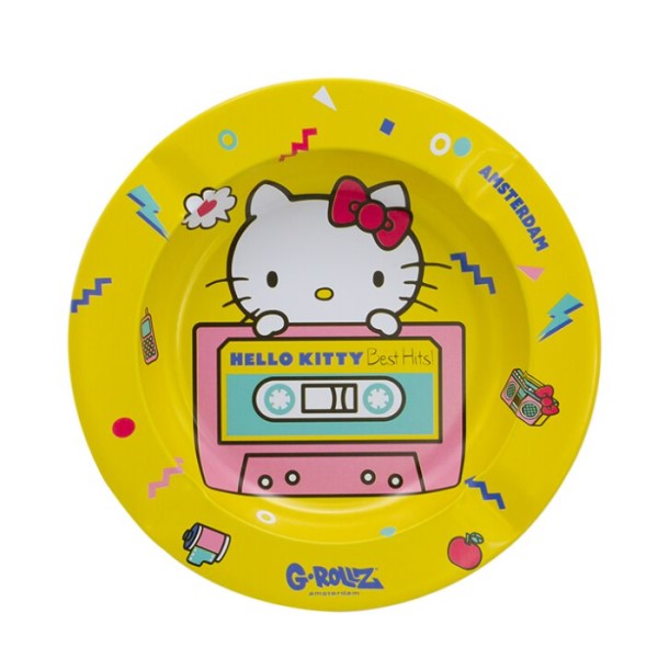 Posacenere in metallo - Hello Kitty Amsterdam Greatest Hits 13,5 cm