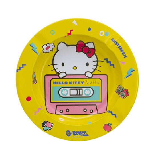 Posacenere in metallo - Hello Kitty Amsterdam Greatest Hits 13,5 cm