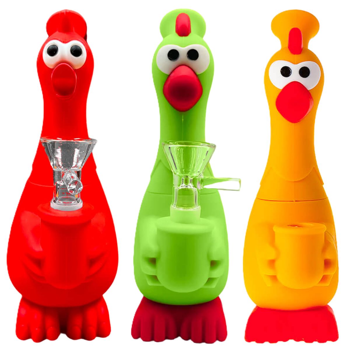 Bong In Silicone Pollo