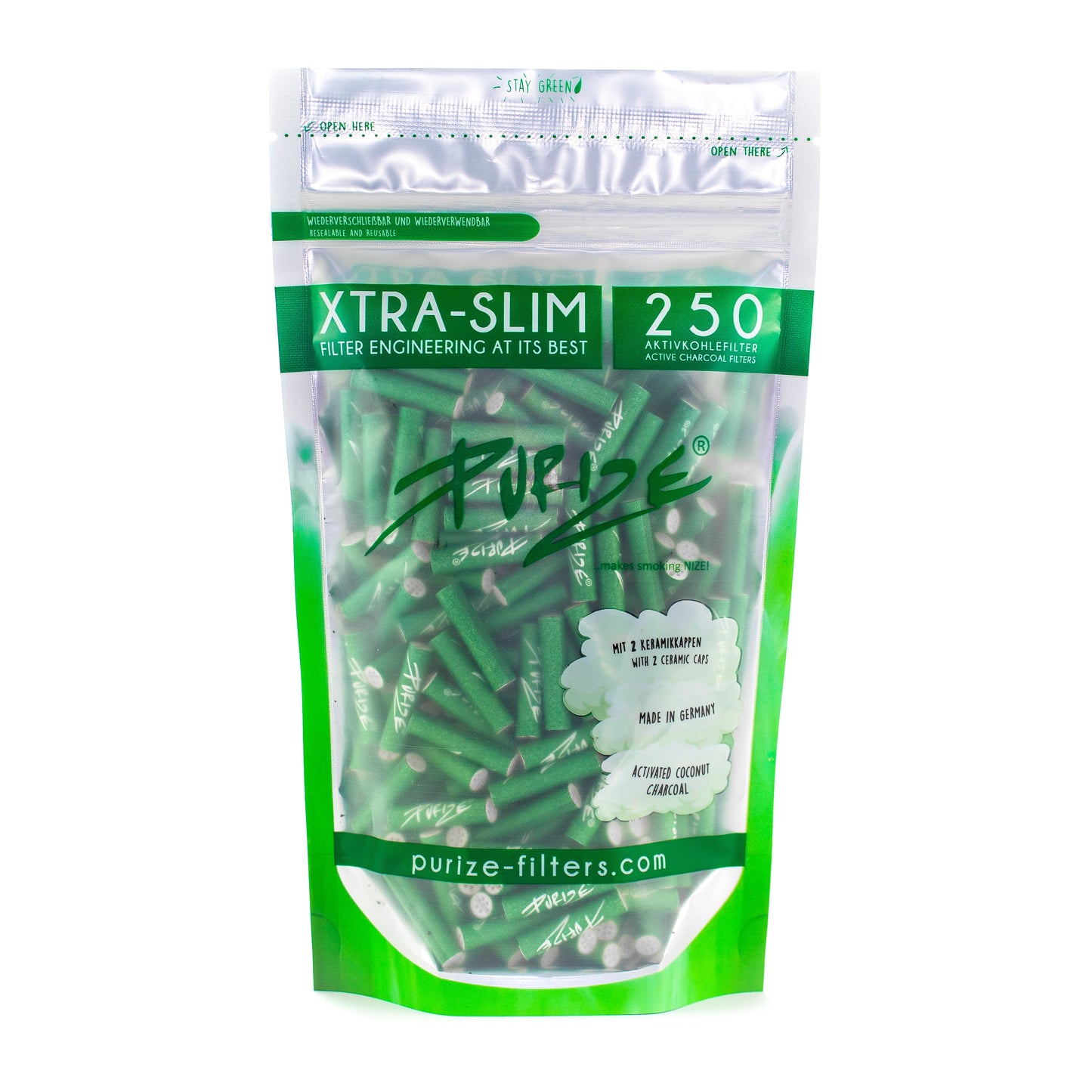 Purize Xtra Slim 6mm 250pz Green