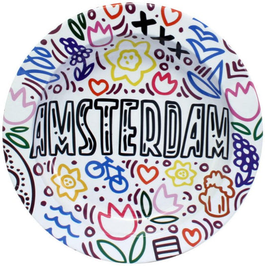 Posacenere in metallo Amsterdam Color