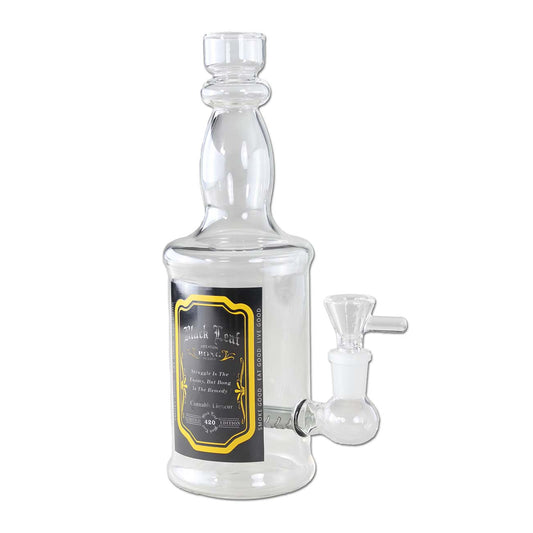 Bong in Vetro Whisky n°1 con diffusore 24cm - Black Leaf