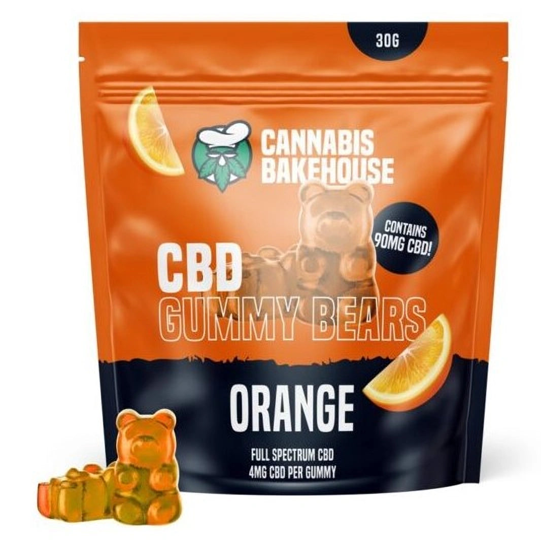 Caramelle CBD all'Arancia 30g - Cannabis Bakehouse