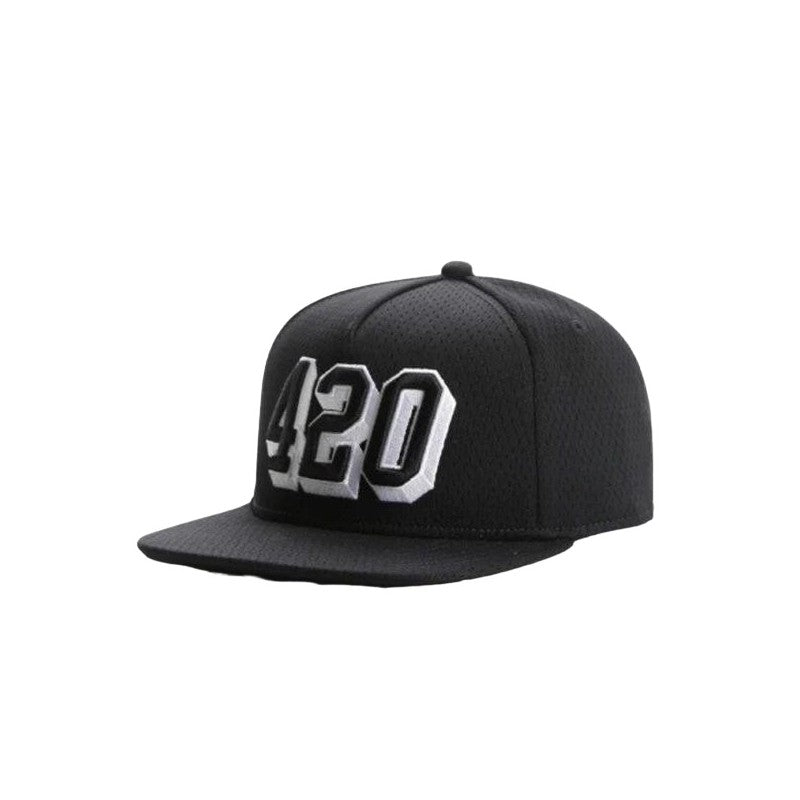 Snapback 420 Ricamato Black