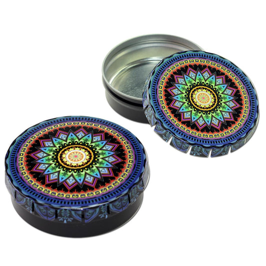 Contenitore Click Clack Mandala Blue 55mm