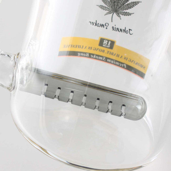 Bong in Vetro Whisky n°3 con diffusore 24cm - Black Leaf