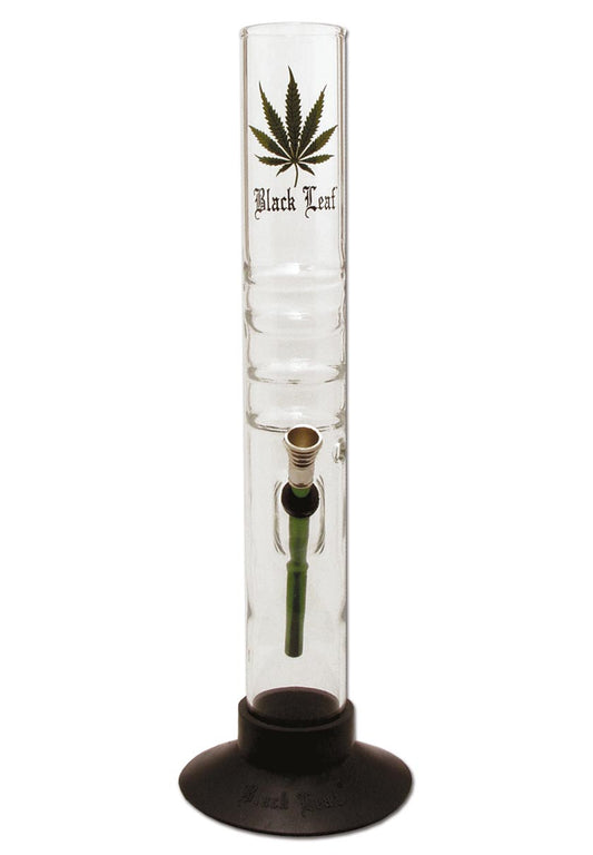Bong in Vetro 40cm - Black Leaf