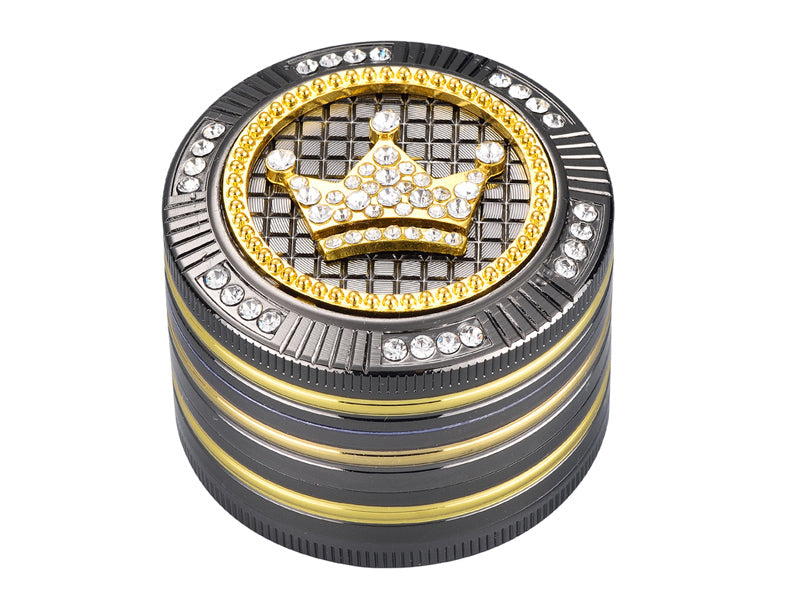 Grinder Bling Bling Crown 50mm 4 Livelli - Champ High