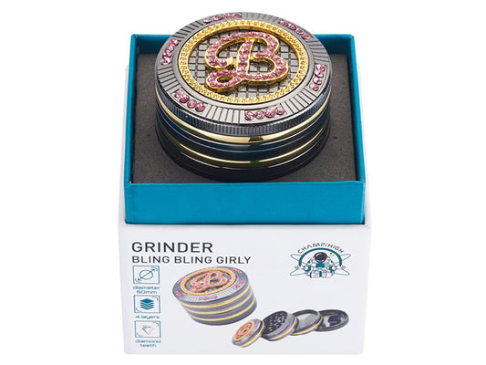 Grinder Bling Bling Girly 50mm 4 Livelli - Champ High