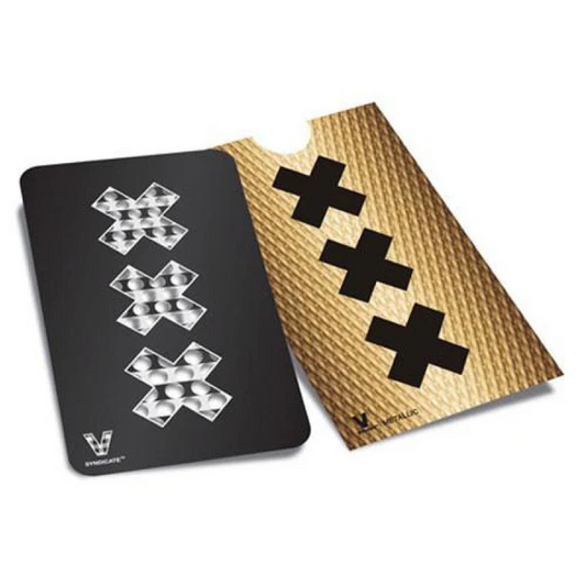 Grinder Card XXX Gold & Black - V Syndicate