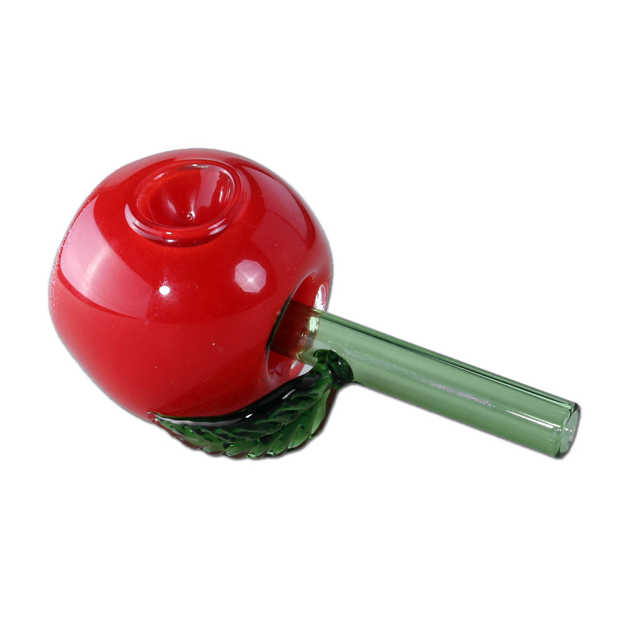 Pipa in Vetro Mela 12cm - Black Leaf