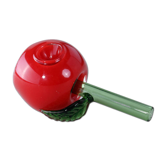 Pipa in Vetro Mela 12cm - Black Leaf