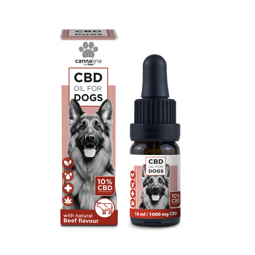 Olio CBD 10% per cani - Cannaline