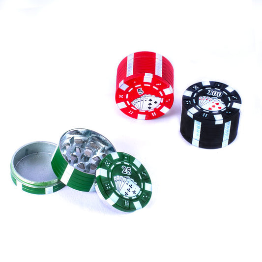 Grinder in metallo Poker Chips 42mm