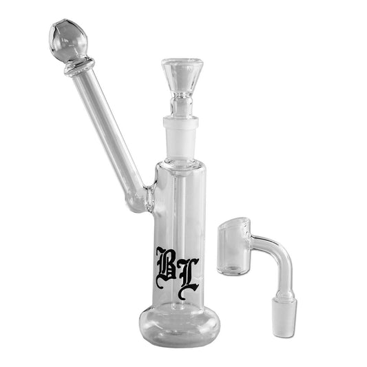 BLACK LEAF Mini Bong con Dabber 19cm