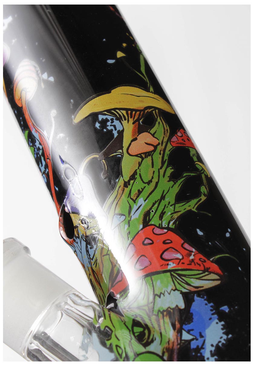 Bong in Vetro Mushroom Tree 45,5cm - Black Leaf