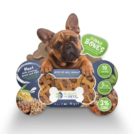 PLANTS FOR PETS Cannabones CBD Treats for Pets 16g