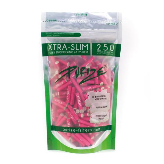 purize-xtra-slim-250-filter-active-charcoal-filtri-carboni-attivi-pink-rosa