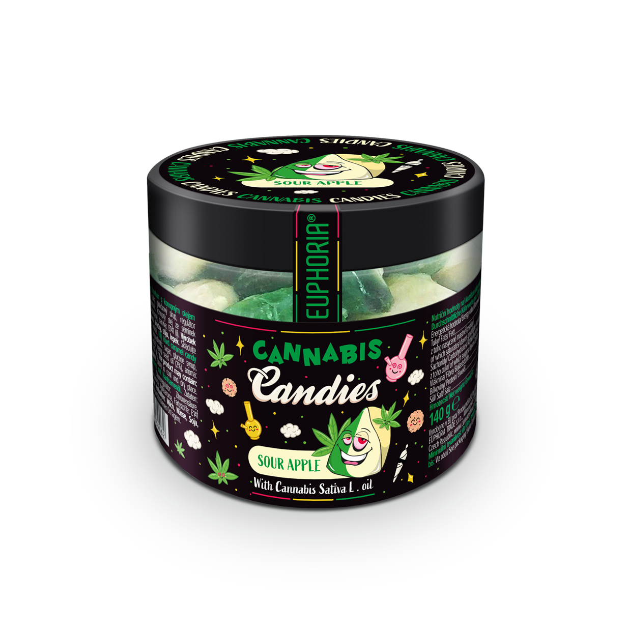 Cannabis Candies Sour Apple - Euphoria