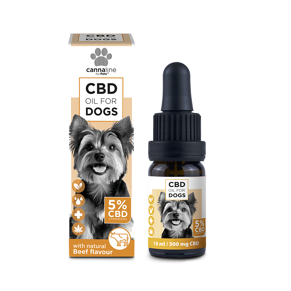 Olio CBD 5% per cani piccoli - Cannaline